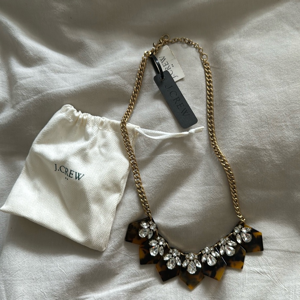 Jcrew Black and gold necklace